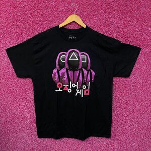 Squid Game The Masked Guards Netflix Series Promo Tee 2X